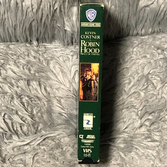 Robin Hood Prince of Thieves (VHS Tape 1991) Kevin Costner VHS - Picture 3 of 5